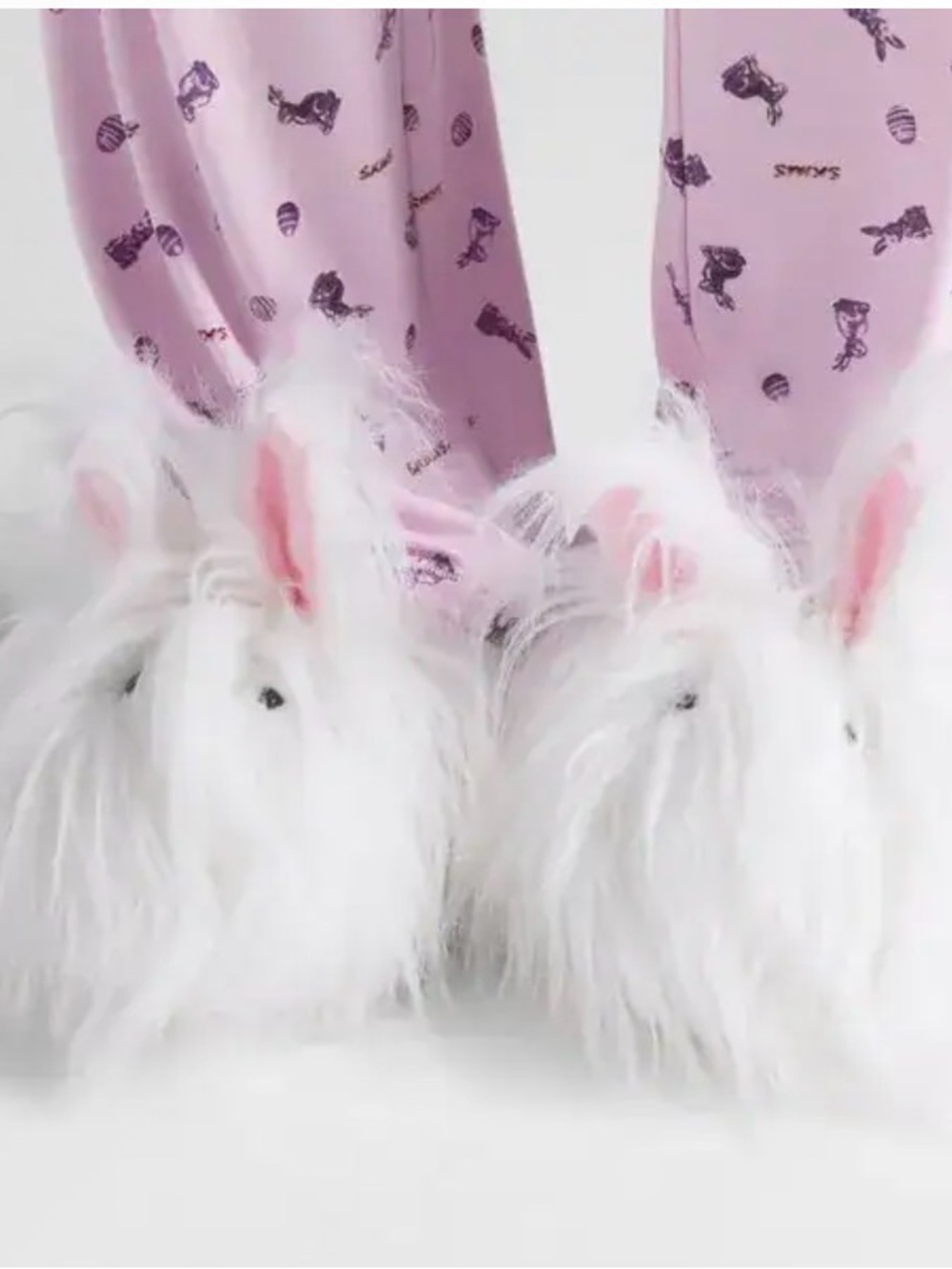 🔥SKIMS Plush Bunny Slipper | Snow | 36 | NWT 🔥